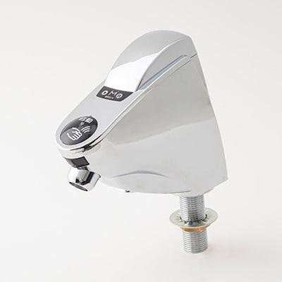 ミナミサワ　SS1VBN　本体+水栓ベースセット 立水栓用 取替タイプ 穴径25〜28ミリ はさみ込み厚10〜30mm 自動水栓 スイスイシングル 電池タイプ [■]