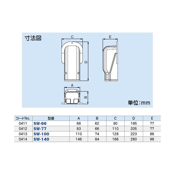 因幡電工 SW-77-I 配管化粧カバー(一般用) ウォールコーナー 因幡電工 SW-77-I 配管化粧カバー(一般用) ウォールコーナー