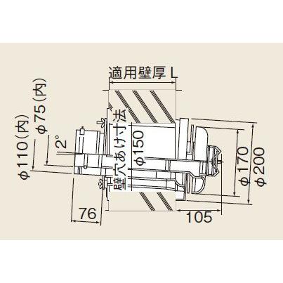 リンナイ ガス給湯器 部材 リンナイ TFW-110×75C-200C(K) 寒冷地
