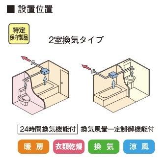 浴室換気暖房乾燥機 Toto Tyb4012gcs 三乾王 ビルトインタイプ 天井埋込 集合住宅向 Ac100v 2室換気 浴室 トイレ又は洗面所 照明スイッチ枠付リモコン Tyb4012gcs まいどdiy 通販 Yahoo ショッピング