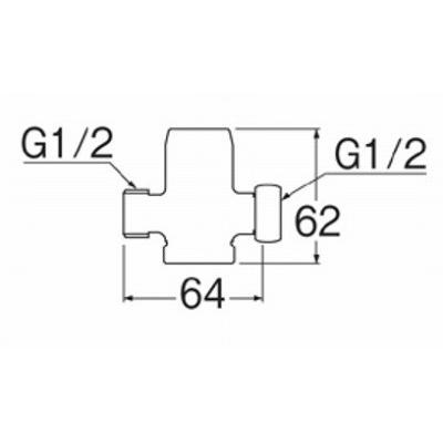 SANEI（水栓金具） 水栓部材 三栄水栓 V7110-1-13 ミニ減圧弁(止水栓用