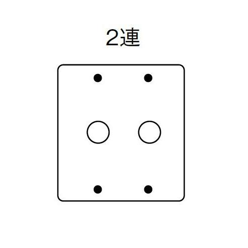 Panasonic（パナソニック） 電設資材 WN7562 大穴電話線プレート 新