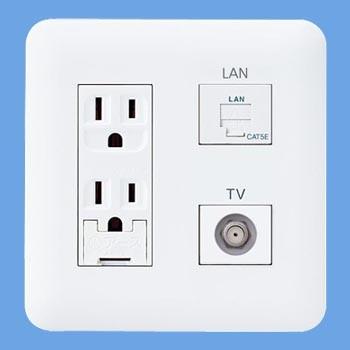 Panasonic（パナソニック） 電設資材 WTF34373W 埋込マルチメディア
