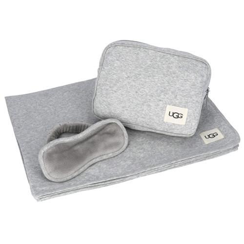 アグ UGG ブランケット アイマスク ポーチ トラベル セット レディース メンズ ひざ掛け 睡眠 おしゃれ 旅行 ブランド プレゼント 黒