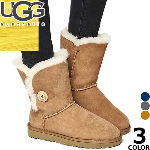 Ugg アグ ブーツ ムートン ムートンブーツ レディース ベイリーボタン ショート 防寒 ブランド 通勤 通学 Bailey Button 5803 005 102 Mss 通販 Yahoo ショッピング