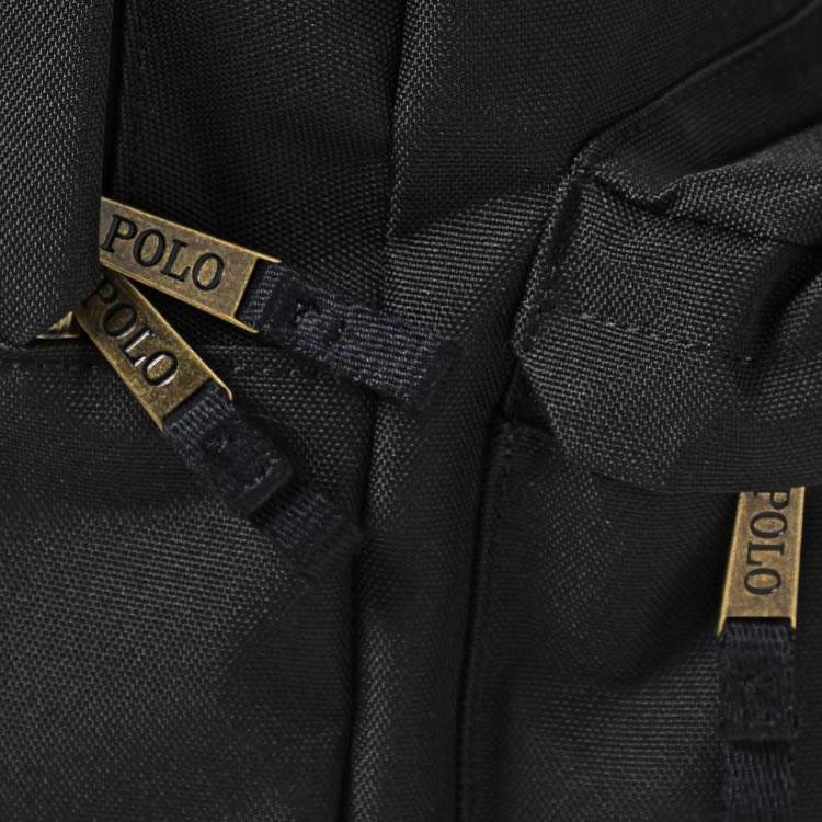 未使用　ポロ　ラルフ ローレン バッグパック　リュック　黒　黄色 未使用 ポロ ラルフ ローレン バッグパック リュック 黒 黄色