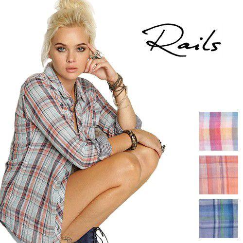 Rails（レイルズ） チェックシャツ Kendra Cotton Shirt : MSS - 通販