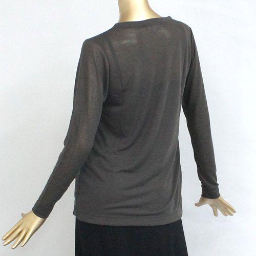 エルエヌエー トップス カットソー ロンt レディース ブランド 秋冬 セクシー 長袖 黒 Lna Manor Pocket Tee 038 Fw1233 Mss 通販 Yahoo ショッピング