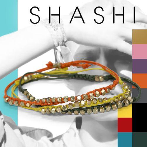 SHASHI（シャシ） ブレスレット ミサンガ アンクレット アクセサリー