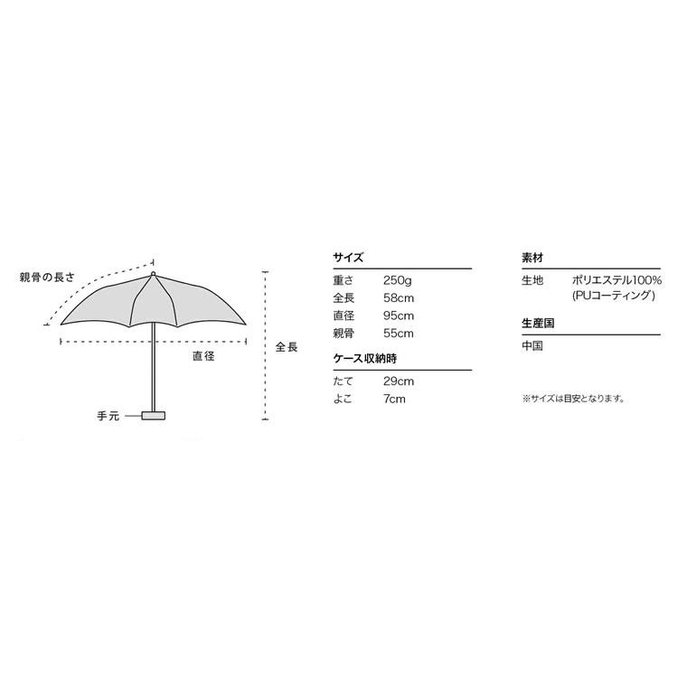Wpc. 日傘 折りたたみ傘 傘 遮光ゴールドラインマーガレット ミニ