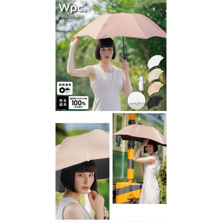 Wpc. 日傘 折りたたみ傘 傘 遮光 ドームパラソル パール ミニ