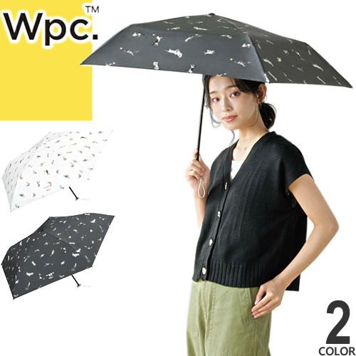 Wpc. 日傘 折りたたみ傘 傘 沖昌之 アンブレにゃん レディース 晴雨
