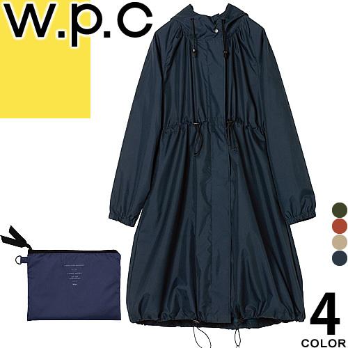 wpc w.p.c レインコート ロング モッズ レディース レインウェア カッパ 雨具 自転車 おしゃれ ロング カーキ ベージュ ネイビー オレンジ｜maido-selection