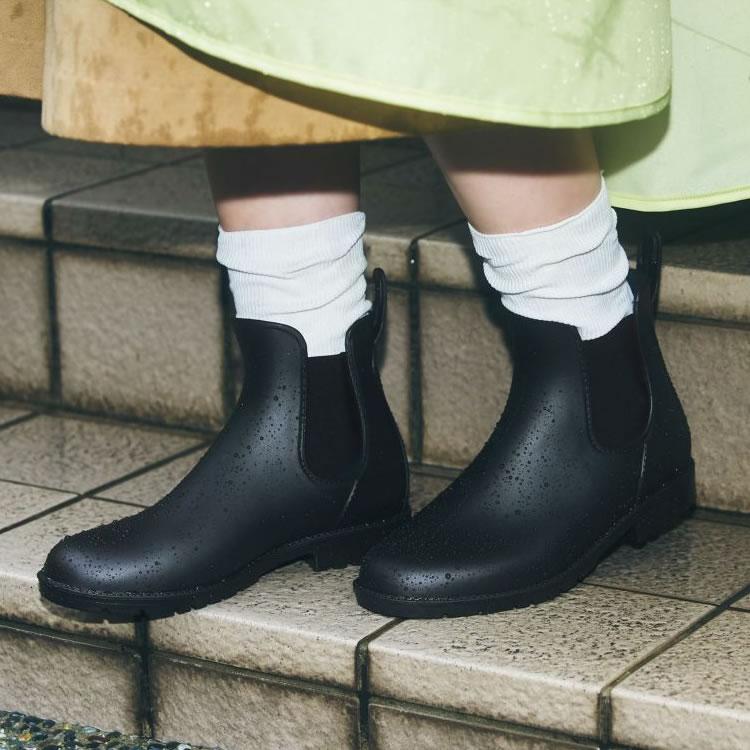 Wpc. 長靴 ショートブーツ レインシューズ サイドゴアレインブーツ RB