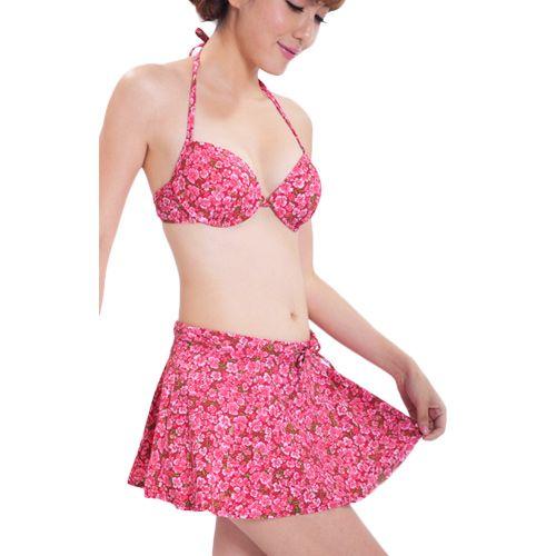 1JINN STUDIO ビキニスカート　花柄 水着 レディース 体型カバー スカート 単品 オトナ女子 可愛い 花柄