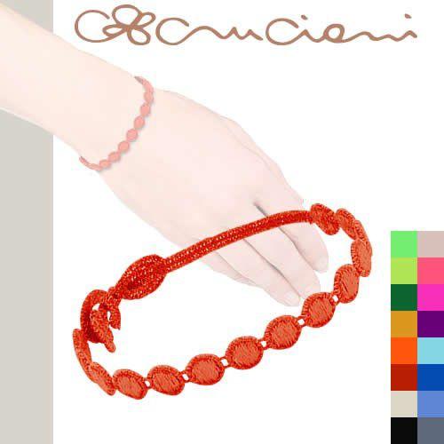 クルチアーニ C ブレスレット Cruciani マルテ レースブレスレット 刺繍ブレスレット 076 005 Mss 通販 Yahoo ショッピング