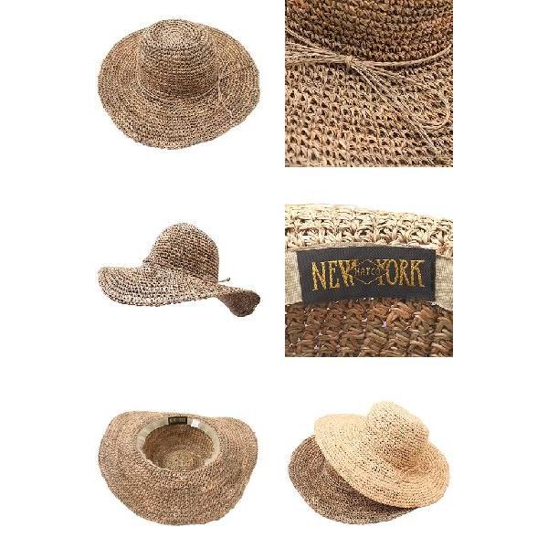 ニューヨークハット NEW YORK HAT 帽子 ラフィア シーグラス フロッピー｜maido-selection｜03