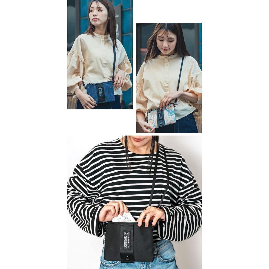 KiU（キウ） バック ショルダーバッグ サコッシュ エチケットポーチ