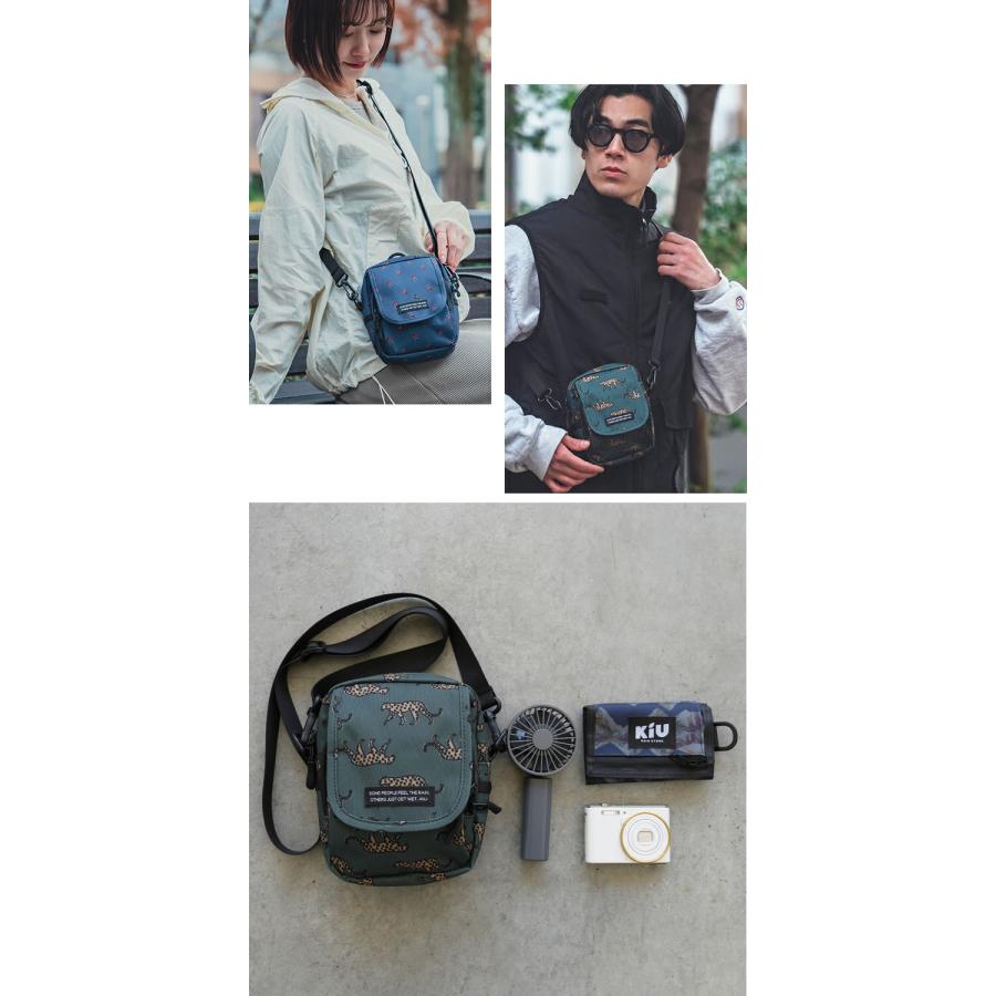 KiU（キウ） バッグ 600D フラップポケットショルダーバッグ K437