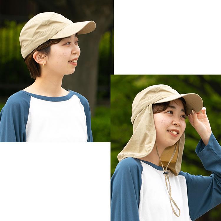 KiU（キウ） 帽子 レインハット 2way サンシェードジェットキャップ