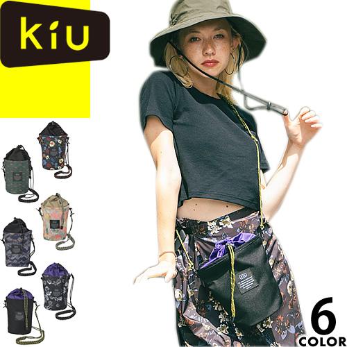 KiU（キウ） バッグ ショルダーバッグ ドローストリングミニバケット 