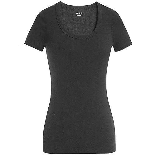 スリードッツ レディース Ｔシャツ Uネック 定価5500円前後　サイズS スリードッツ カットソー tシャツ uネック 半袖 ジェシカ three dots