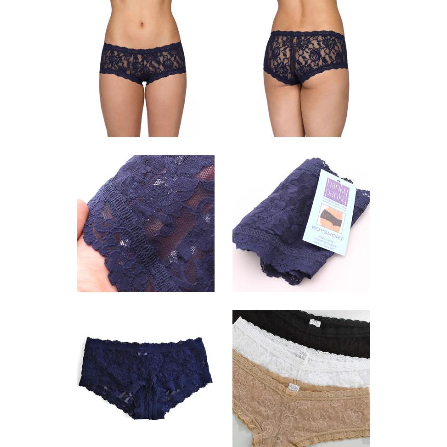 ハンキーパンキー hanky panky xs ボーイショーツ 下着 ショーツ レディース セクシー レース 単品 ひびかない ブランド プレゼント  黒 白 ブラック ホワイト : 084-4812 : MSS - 通販 - Yahoo!ショッピング