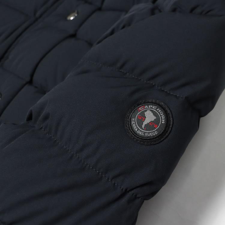 ケープホーン CAPE HORN ダウンコート ダウンジャケット サンタクルス アウター レディース フード付き 撥水 防寒 通勤 通学 大きいサイズ ブランド 黒 ブラック