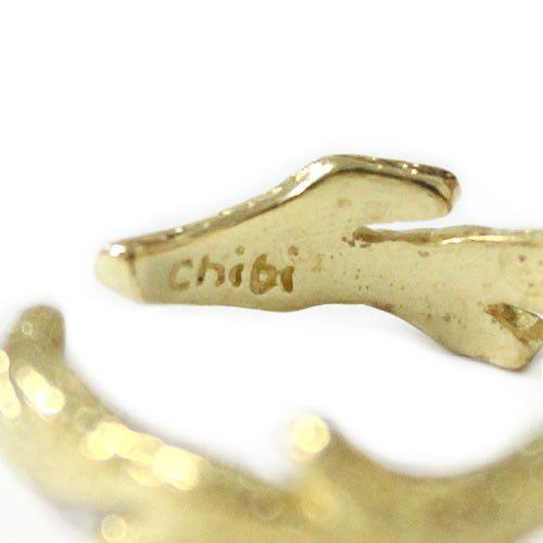 チビジュエルズ Chibi Jewels Ring Brass Silver 指輪 C型リング