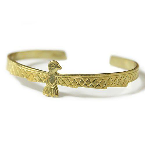 チビジュエルズ Chibi Jewels Cuff Brass C型ブレスレット