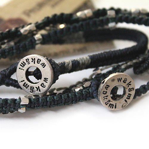 ワカミ wakami ブレスレット ラップブレス レディース メンズ