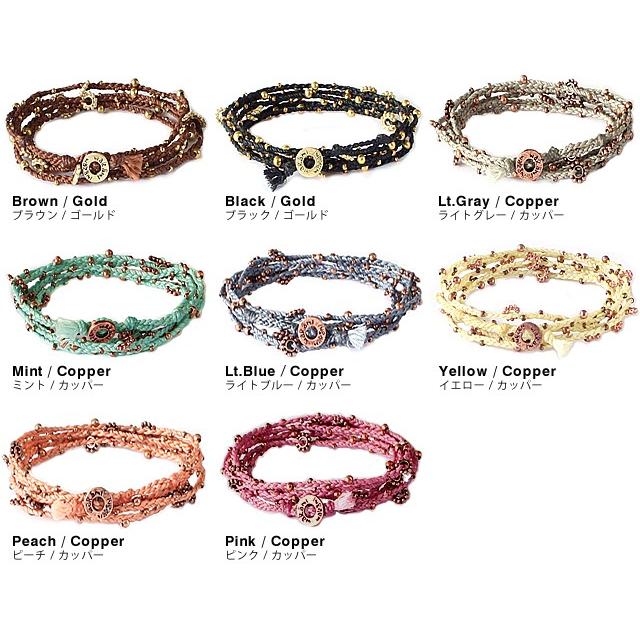 ワカミ Wakami ブレスレット アンクレット メンズ レディース ラップブレスレット ミサンガ ブランド Long Wrap Bracelet 101 008 Mss 通販 Yahoo ショッピング