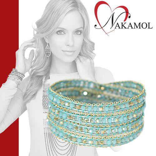 ナカモル ブレスレット レディース メンズ ラップブレス アンクレット ペア ブランド ビーズ プレゼント Nakamol Cbp1128 106 001 Mss 通販 Yahoo ショッピング