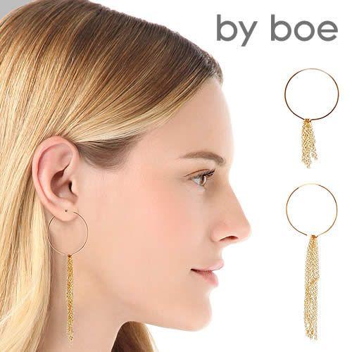 by boe（バイボー） ピアス ウォーターフォール イヤリング レディース 
