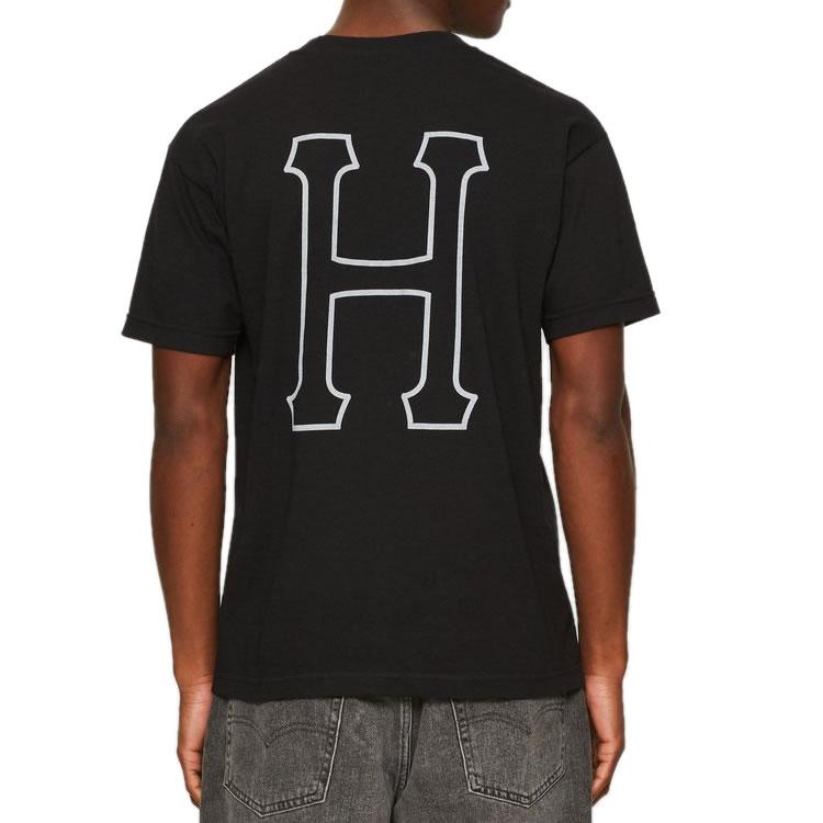 HUF（ハフ） HUF Tシャツ 半袖 メンズ クルーネック 丸首 定番 Hロゴ