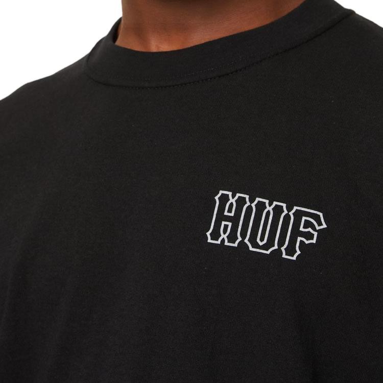 HUF（ハフ） HUF Tシャツ 半袖 メンズ クルーネック 丸首 定番 Hロゴ
