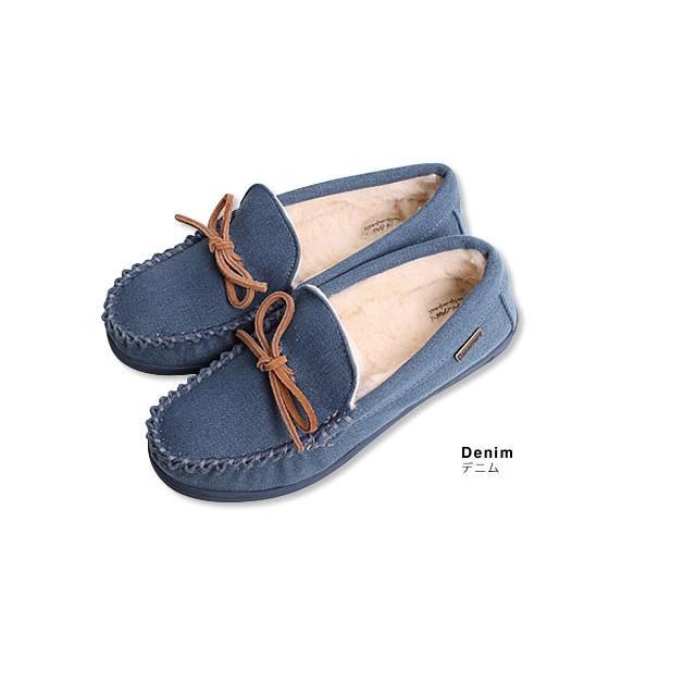 BEARPAW（ベアパウ） アンナ ムートン モカシン ファー ボア シューズ