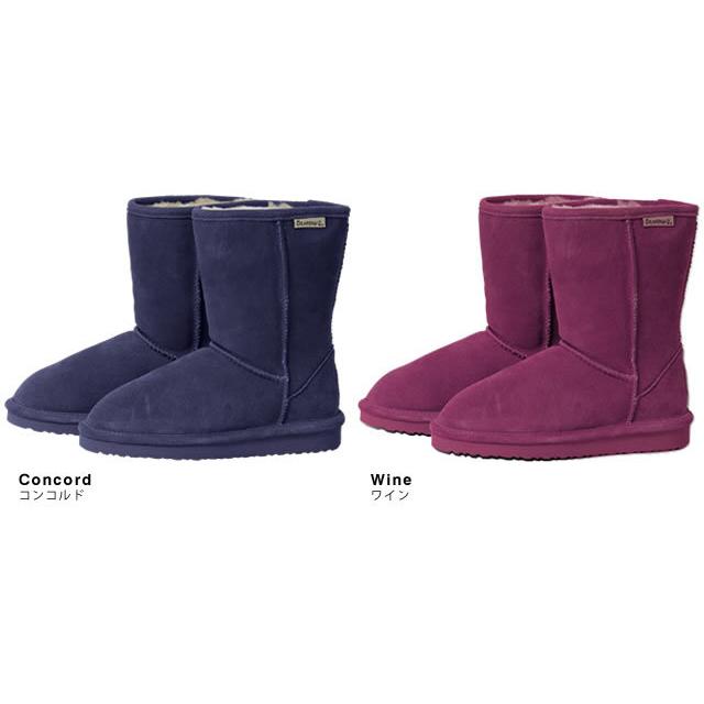 ベアパウ BEARPAW ムートンブーツ スノーブーツ ショート ショートブーツ エマ レディース 日本正規品 ブランド 防水 防滑 防寒 雪 靴 滑らない パープル | BEARPAW | 03
