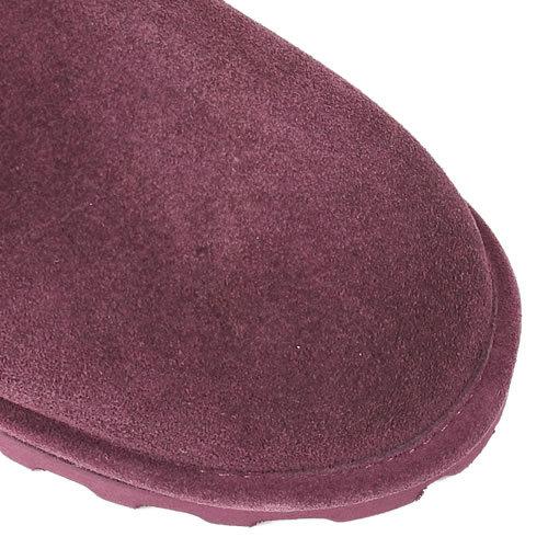 ベアパウ BEARPAW ムートンブーツ スノーブーツ ショート ショートブーツ エマ レディース 日本正規品 ブランド 防水 防滑 防寒 雪 靴 滑らない パープル | BEARPAW | 09