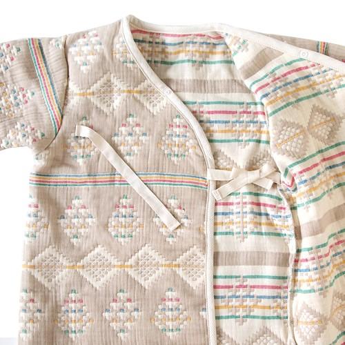 BOBO ボボ 6重ガーゼおくるみスリーパー 日本製 ベビーケット