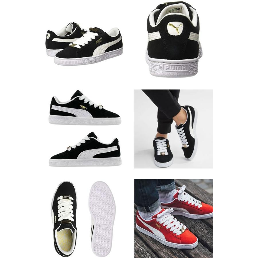 PUMA（プーマ） スニーカー メンズ 黒 赤 スエード おしゃれ ブランド