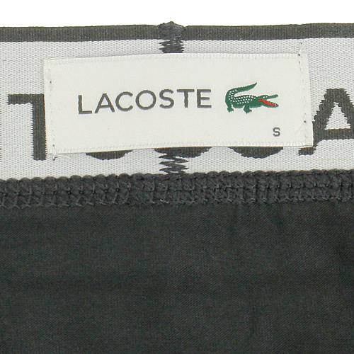 ラコステ LACOSTE ボクサーパンツ 3枚セット 3枚組 メンズ ボクサーブリーフ アンダーウェア 下着 肌着 綿 ローライズ 大きいサイズ ブランド 黒 ブラック｜maido-selection｜10