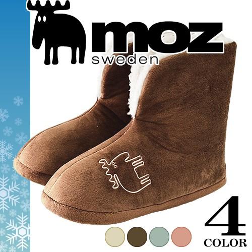 モズ moz ルームシューズ スリッパ ルームブーツ ボア スウェーデン