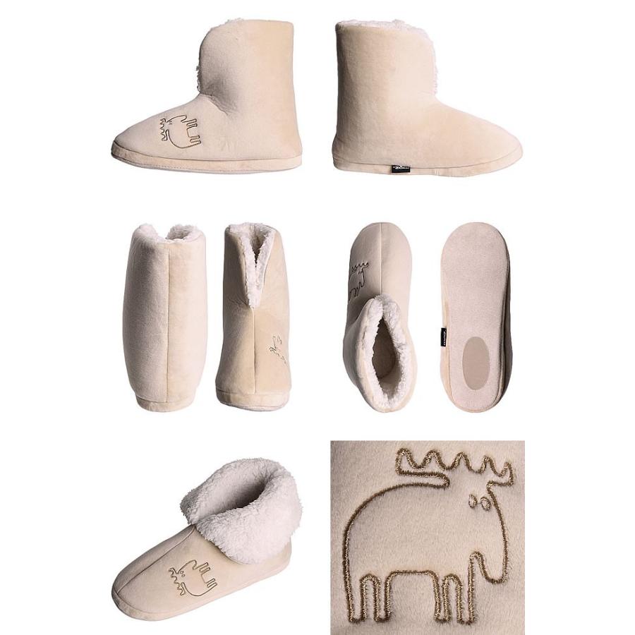 モズ moz ルームシューズ スリッパ ルームブーツ ボア スウェーデン