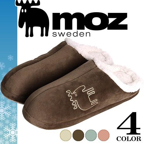モズ moz スリッパ ルームシューズ ボア スウェーデン 洗える 室内履き