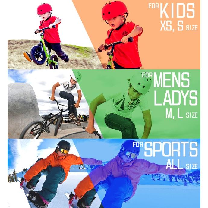 インダストリアル ヘルメット 子供 キッズ ジュニア 小学生 大人用 自転車 スケボー スノーボード スノボー BMX ストライダー ランニングバイク 男の子 女の子｜maido-selection｜16