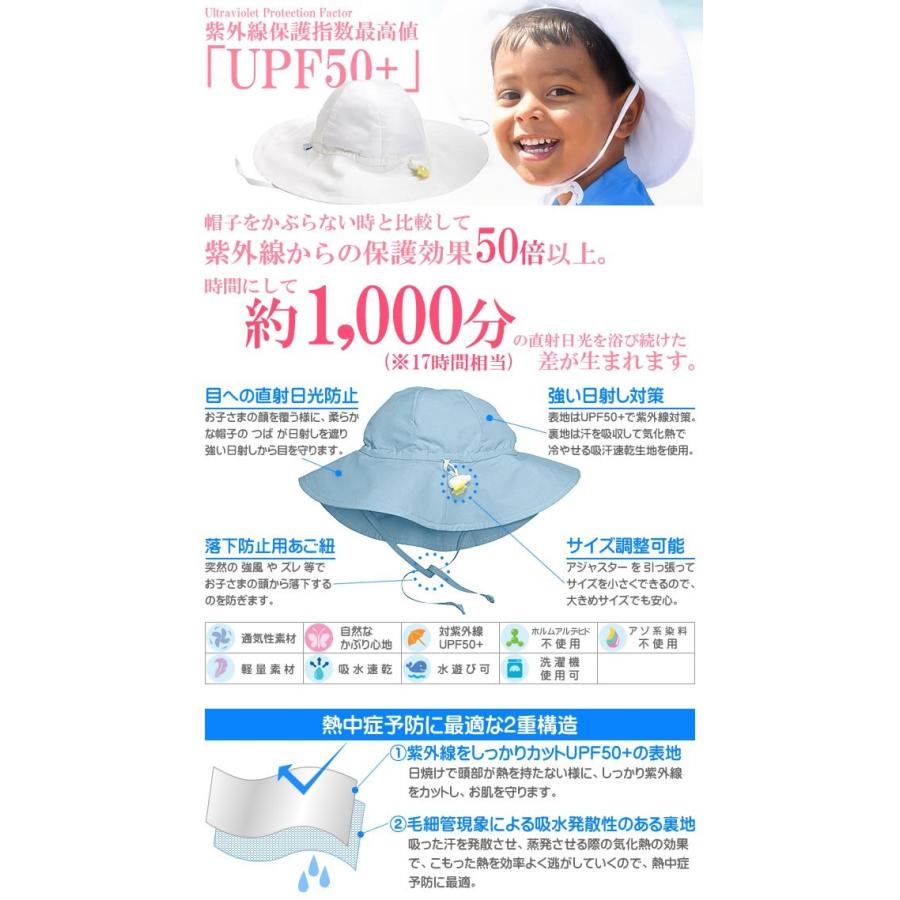 i play（アイプレイ） 帽子 サンハット キッズ ベビー 子供 男の子