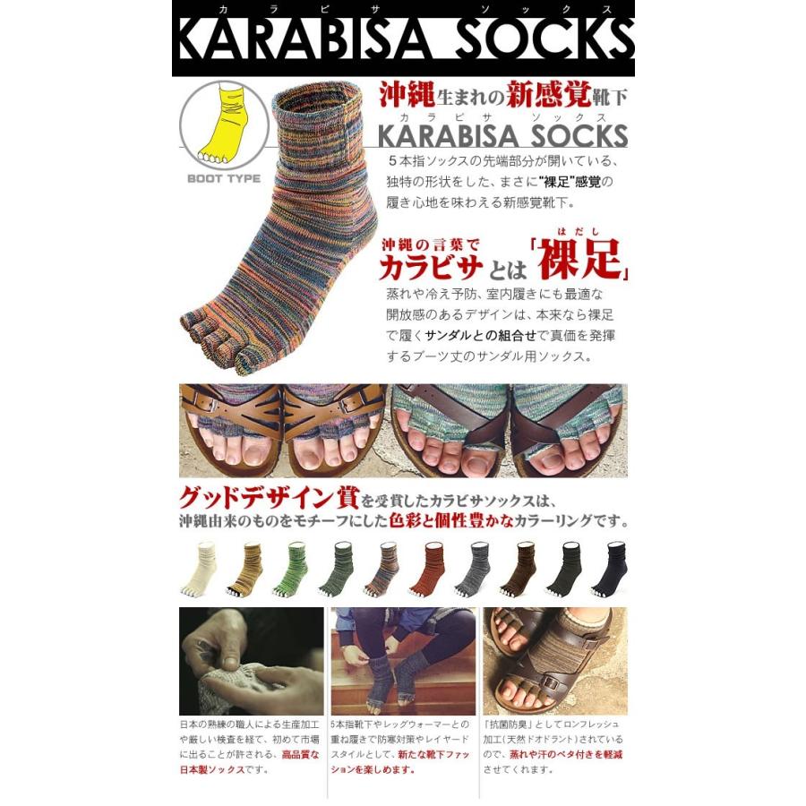 カラビサソックス Karabisa Socks 5本指靴下 5本指ソックス 靴下 レディース メンズ 夏用 綿 指なしソックス 冷え対策 足 夏 蒸れない靴下 足首ウォーマー 178 001 Mss 通販 Yahoo ショッピング