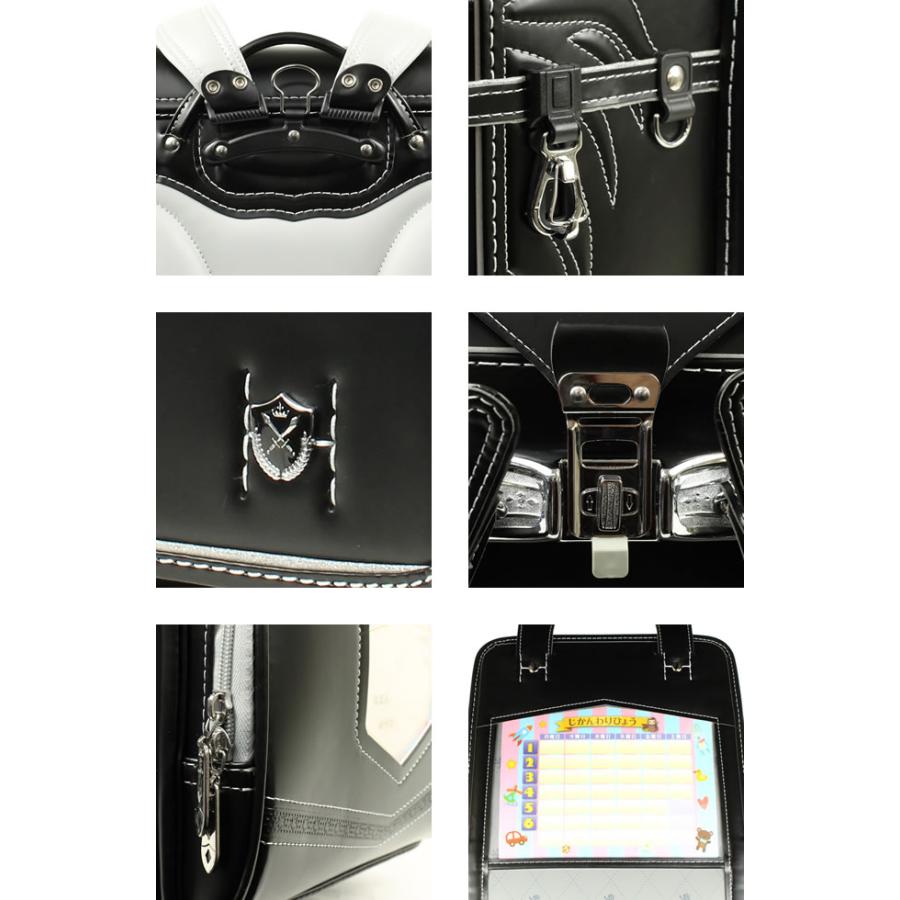 ランドセルブラック 男の子技術型 軽量 ワンタッチロック A4ファイル対応 coulomb-010_02b3.jpg