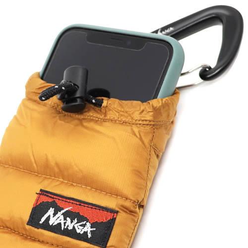 ナンガ NANGA ミニスリーピングバッグフォンケース メンズ